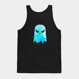 Cute Ghost | blue crome Tank Top